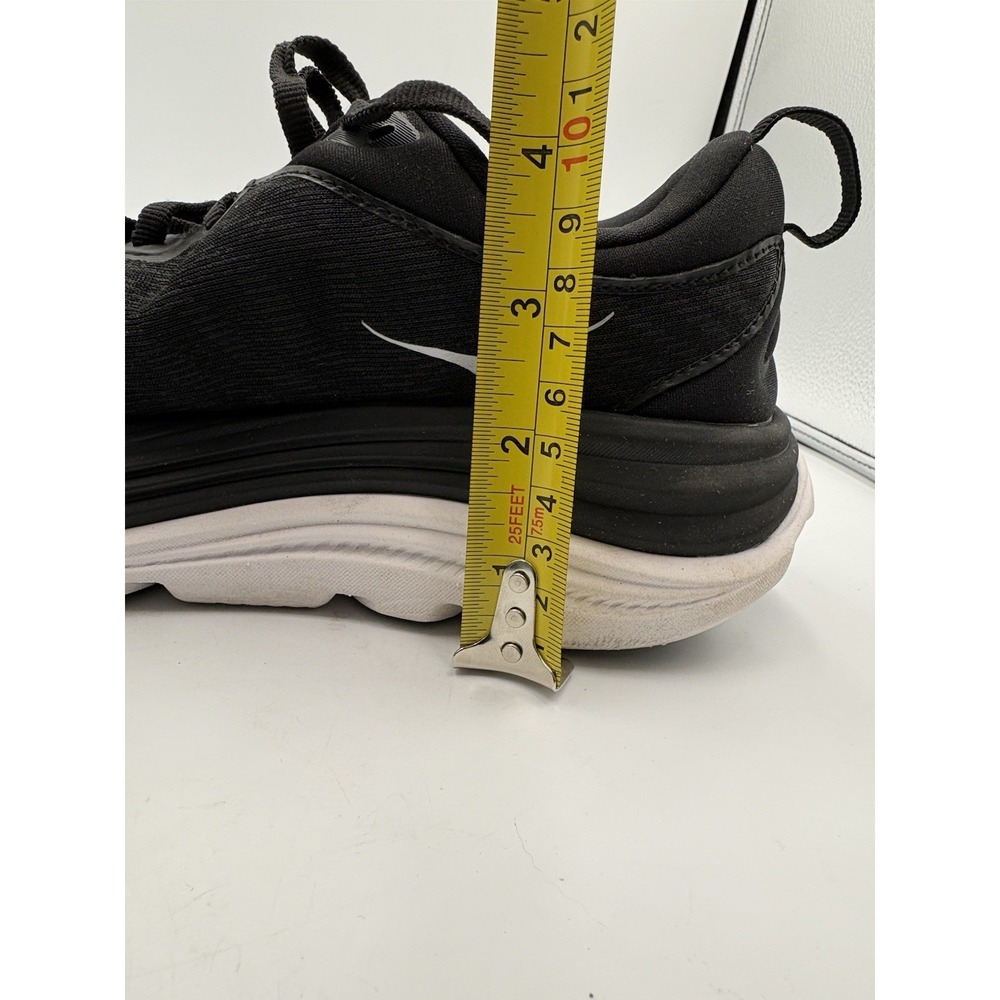 Hoka One One HOKA Gaviota 5 Black White Low Top Mesh Women 8B 1134235-BWHT - Picture 10 of 13